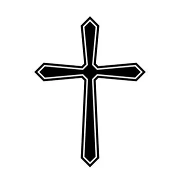 Religious cross. Vector Stock Illustration