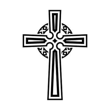 Religious cross. Vector Stock Illustration