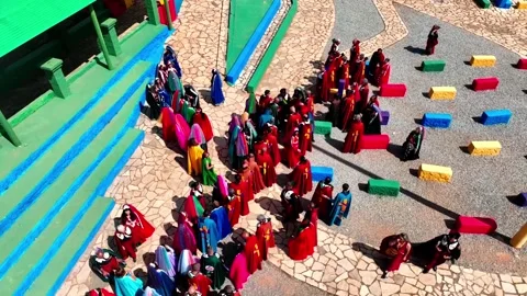 Religious Devotion, UFO Believers, Group Gathering, Cultist Lifestyles Stock-Footage 336037824