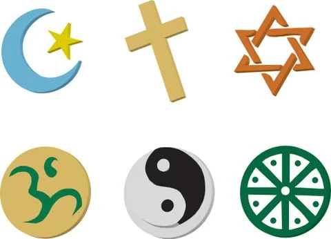 Religious Icons Stock Illustration