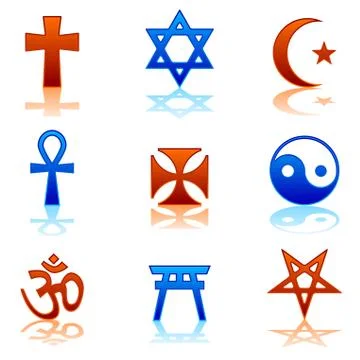 Religious icons Stock Illustration