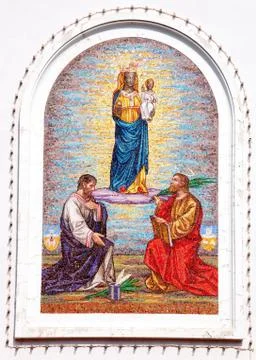 Religious mosaic Stock Photos