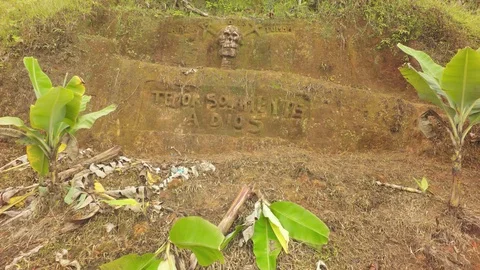 Religious Mound At An Amazonic Cementery Stock Footage 94735774