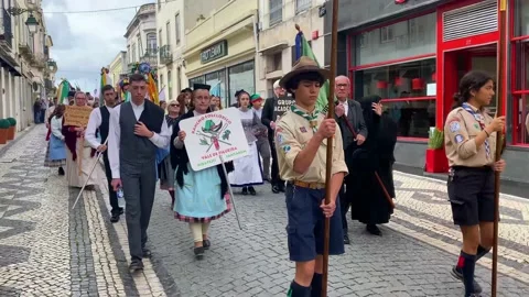 Religious procession Stock Footage 237965274