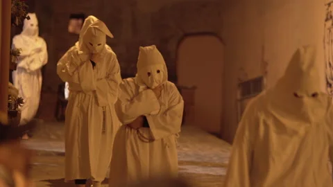 Religious procession in italy 動画素材 180964933