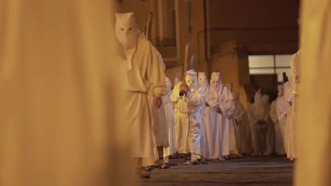 Religious procession in italy Video stock 180982174