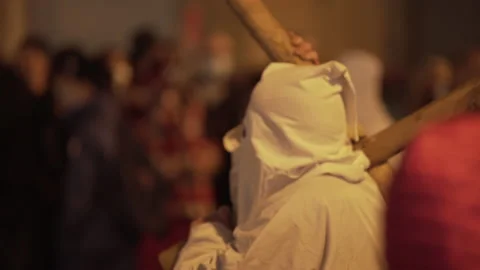 Religious procession in italy Video stock 180992270