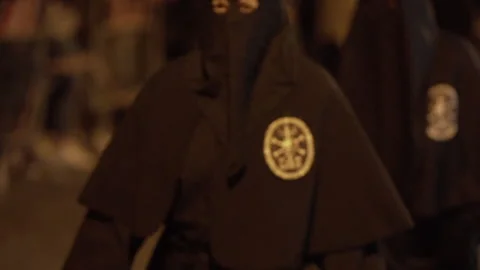 Religious procession in italy 動画素材 181879176