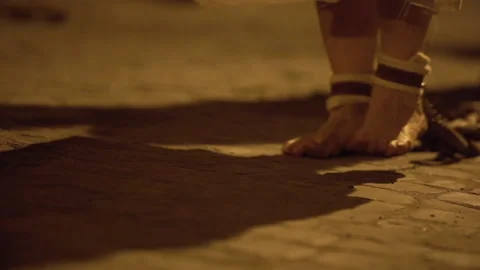 Religious procession in italy Video stock 181887555