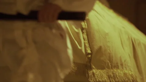 Religious procession in italy Video stock 181890589