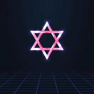 Religious sign of the star of david Stock Illustration