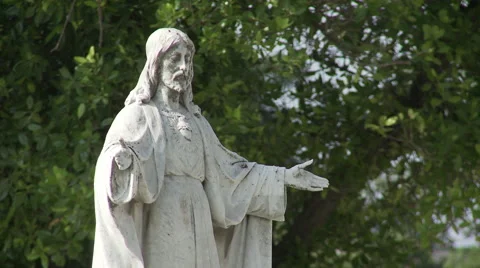 Religious statue 库存影片 50090863