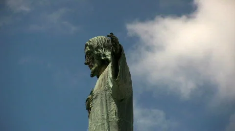 Religious Statue, Time lapse Stock Footage 752164