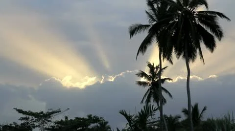 Religious sunset Stock Footage 10610414