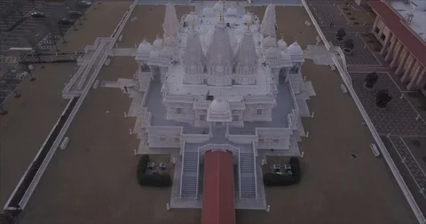 Religious Temple Pull back Stock Footage 86921213