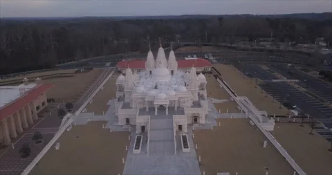 Religious Temple Push in Stock Footage 86921208