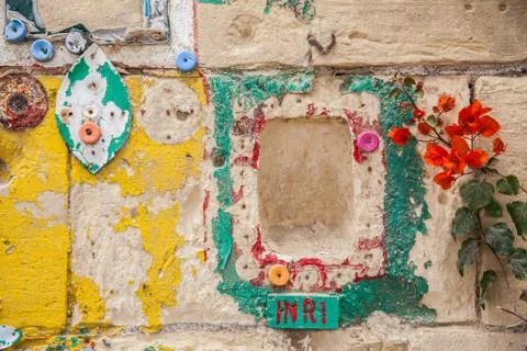 Religious wall Stock Photos
