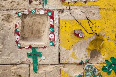 Religious wall Stock Photos