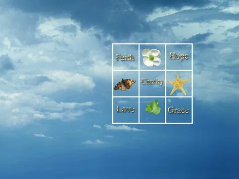 Religious Words Illustrazione stock