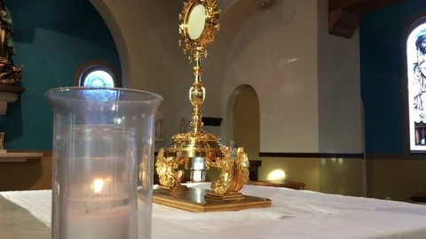 Religious Worship Table  스톡 동영상 81337296