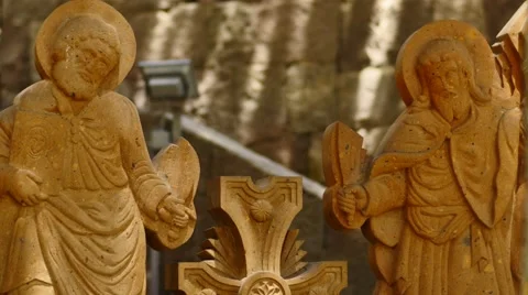 Religous Stone Figures 動画素材 53232728