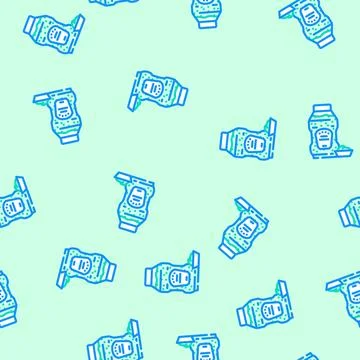 Relish condiment vector seamless pattern Stock Illustration