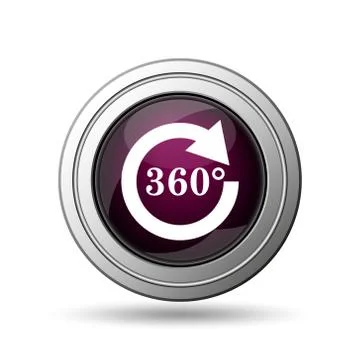  reload 360 icon. internet button on white background.. Illustrazione stock