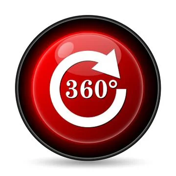 Reload 360 icon. internet button on white background.. Illustrazione stock
