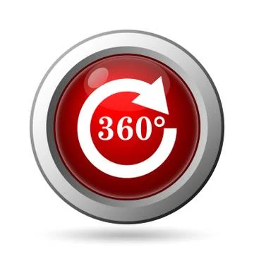 Reload 360 icon. Internet button on white background.. Stock Illustration