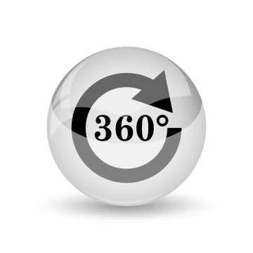 Reload 360 icon. Internet button on white background. 스톡 일러스트