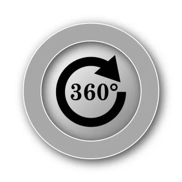 Reload 360 icon. Internet button on white background.. 스톡 일러스트