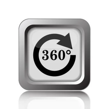 Reload 360 icon. Internet button on white background.. Stock Illustration