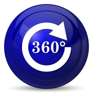 Reload 360 icon. Internet button on white background.. Stock Illustration