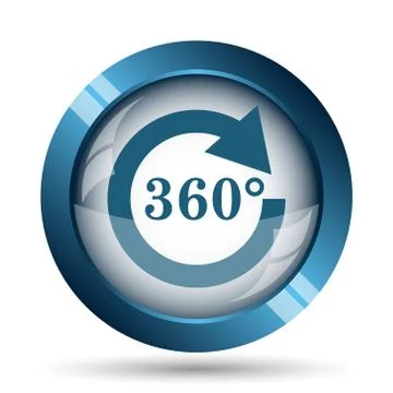 Reload 360 icon. Internet button on white background.. 스톡 일러스트