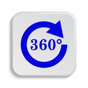 Reload 360 icon. Internet button on white background.. Stock Illustration