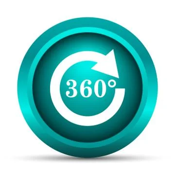 Reload 360 icon. Internet button on white background.. 스톡 일러스트