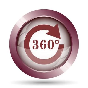 Reload 360 icon. Internet button on white background.. Stock Illustration