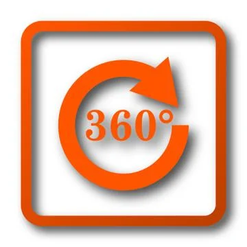 Reload 360 icon. Internet button on white background.. 스톡 일러스트