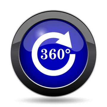 Reload 360 icon. Internet button on white background.. Stock Illustration
