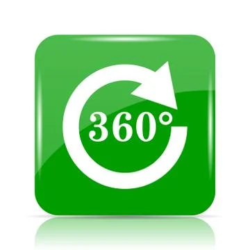Reload 360 icon. Internet button on white background.. Stock Illustration