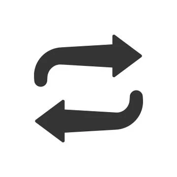 Reload arrow icon Stock Illustration