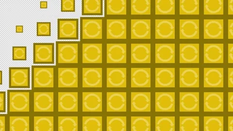 Reload Block tile wave Transitions. 1080p - 30 fps - Alpha Channel (9) Stock Footage 274162701