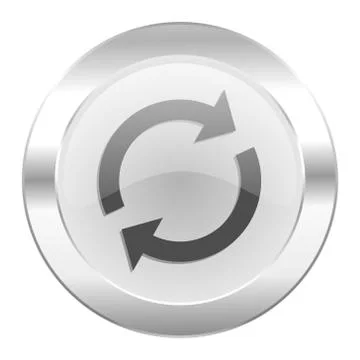 Reload chrome web icon isolated. Stockillustratie