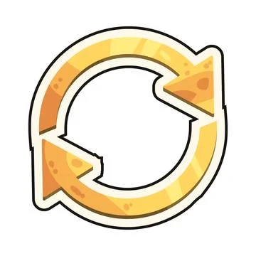 Reload circle illustration 스톡 일러스트