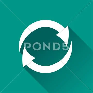 Reload icon design Ilustração Stock