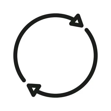 Reload Icon Ideal for User Interface and Digital Design Stock Illustration