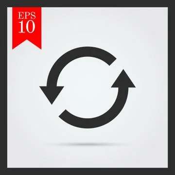 Reload icon Stock Illustration