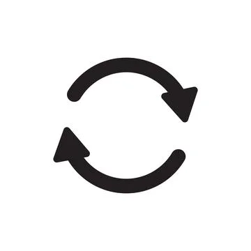 Reload icon vector Stock Illustration