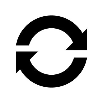 Reload icon vector template illustration design Stock Illustration