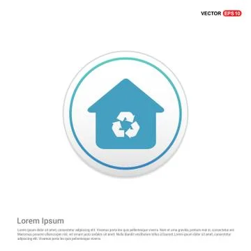 Reload Icon - white circle button Stockillustratie